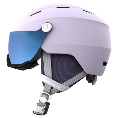 SKIHELM MET VIZIER VOOR VOLWASSENEN H350 LILA.